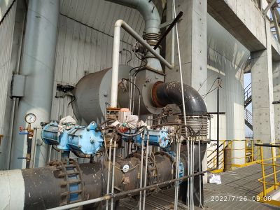 福建龍凈總包QR12X2型直燃熱風爐在河北唐山文豐鋼鐵項目現場點火成功